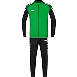 JAKO Kinder Trainingsanzug Polyester Performance, Soft Green/Schwarz, 152