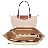 ZOLGINAH Taschen Organizer für Longchamp M, Taschenorganizer Handtaschen Organizer aus Filz, Organizer Tasche Damen für Longchamp Le Pliage mit Multifunktionalen Taschen Großes Volumen