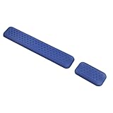 Handballenauflage für Tastatur und Maus – Ergonomische Gelauflage für Handgelenkschutz und Komfort beim Tippen - Ergonomic Wrist Set - Rutschfest, langlebig, stilvoll - Marineblau – Universalgröße