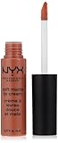 NYX Professional Makeup Lippenstift, Soft Matte Lip Cream, Cremiges und mattes Finish, Hochpigmentiert, Langanhaltend, Vegane Formel, Farbton: Abu Dhabi
