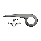 Ronyme Kettenschutz Fahrrad Kettenschutzabdeckung Kettengehäuse Fahrradkurbelgarniturschutz, Fahrradzubehör für Mountainbikes Radfahren,54 x 19 cm,Silber + Schwanzschnalle