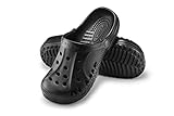 ESTRO Gartenclogs Herren Gartenschuhe Damen - Gartenclogs Damen Unisex Leicht Gummischuhe Sommer Garten Clogs Herren A78 (42, Schwarz)