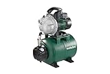 Metabo Hauswasserwerk HWW 3300/25 G – 600968000 – Nennaufnahmeleistung: 900 W– Max. Fördermenge: 3300 l/h – Ideal für 1-2 Regner – Max. Förderhöhe: 45 m – 4,5 bar