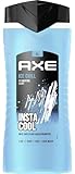 Axe 3-in-1 Duschgel & Shampoo Ice Chill XL für Körper, Gesicht und Haar verleiht einen spektakulären Duft unter der Dusche 400 ml
