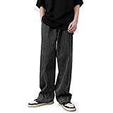 Bodybuilding Hose Damen Jogginghose Jeans Damen Jeans Herren Loose fit Jogginghose Damen Baumwolle Herren Hose Sporthose Herren lang Baumwolle JoggJeans Herren Jeans Hose Herren Schwarze