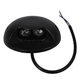 Gatuida Wasserdichte LED Bodenlampe Warmweiß Gehäuse Gartenweg Treppenbeleuchtung Outdoor Landschaftslicht Rutschfest Langlebig