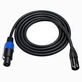 Lenotoon Speakon-Stecker auf XLR-Stecker, Speakon-Stecker auf XLR-Buchse, Audio-Verlängerungskabel - Pro DJ PA Gig Bühnenmikrofon
