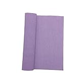 Krepppapier, einfarbig, Krepppapier, dekorativ, Geburtstag, Weihnachten, Basteln, für Handwerk, Geschenkverpackung, Kinderkunst, Blumenherstellung (violett), Nachhaltigkeit