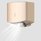 Automatischer Induktions-Händetrockner, 1250 W mit HEPA-Filter, Warm-/Kaltluftschalter für Badezimmer WC Verwendung