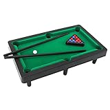 Luqeeg Mini-Billardtisch, Miniatur-Billard-Pool-Spielset, Interaktive Simulation Mini-Tischplatte Tragbares Billardspiel Billardtisch für Desktop-Dekoration Ornament für Kinder Erwachsene