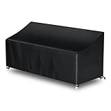 Awnic Gartenbank Abdeckung Hülle für Schutzhülle Abdeckplane Wasserdicht 420D Polyester 175x85x65/90cm