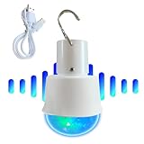 Nachtlicht mit Sprachsteuerung, RGBW, farbige USB-Discokugel- , USB-Aufladung, Sprachaktivierte Beleuchtung für Schlafzimmer, Tanzsäle, verschiedene Festivals