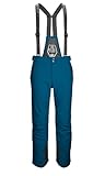 killtec Herren Skihose/Ski-Trägerhose mit abzippbarem Latz und Kantenschutz Larok, dunkelpetrol, L, 35244-000