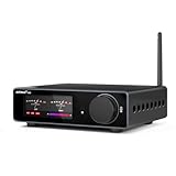 AIYIMA A80 Leistungsverstärker DAC mit PFFB TPA3255D2 Stereo HiFi 2.0 Kanal Klasse D Bluetooth Verstärker 300Wx2 ESS9038Q2M Decoder Heimkino-Receiver mit PC-USB Koaxial Optischer TRS Cinch-Eingang