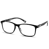 JaMa+® Blaulichtfilter Brille für Damen und Herren - Unisex - inkl. Etui - Blaufilter Brille für PC, TV, Gaming & Handy - UV 400 Schutz - schonend für das Auge