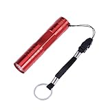 KITANDOVE LED Taschenlampe Ultrahell Wasserdicht Tragbare Taschenlampe Aus Mit Schlüsselring Für Camping Wandern Klettern Batterie Nicht Enthalten