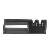 Messerschärfer, Mehrzweck, zweistufig, schnell und sicher, Hand-Messerschärfer für Haushalt, Küche, Wolframstahl, 168 x 49 mm