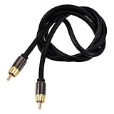 NUOBESTY Audioleitung Koaxialkabel Audio Konvertierungskabel Leistungsverstärker Sound Audiokabel Audio Konverterkabel Audiokabel Für Lautsprecher Kabel Videokabel Kupfer