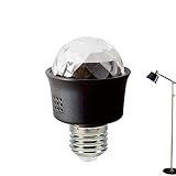 LED-Kugellampe | Bühnenlampe mit drehbarem Stroboskoplicht – Disco-Glühbirne, wiederverwendbar, Bühnenlicht für Party, Clubs, Ba, Familienfeiern