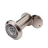 HUATEEN Edelstahl Türspion mit Sichtschutzabdeckung, 200° Weitwinkel Für 35-60mm Türen