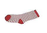 Bock op Kölle Ringelsocken, Socken, rot-weiß gestreift, Karneval Fasching (43/46)