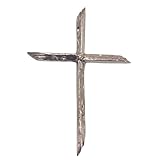 Modernes Kreuz zum Aufhängen als Hochzeitskreuz Taufkreuz oder Kommunionkreuz 10 x 14 cm aus massiver Silberbronze von H. Uppendahl