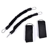 TOYANDONA Widerstandsband Knöchelriemen Elastisches Trainingsband für Krafttraining und Agility Übungen Stretch Band für Yoga Lauftraining Geeignet für Fitnesslevels Zufällige Farbe