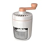 yuwqqoajv Eisrasierer Maschine Tragbare Schneekegel Maschine Für Büros ABS Manuelle Eis Crusher Rasiermaschine Kleine Rasierte Eismaschine, B