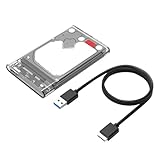 Externes Festplattengehäuse, 6,3 cm (2,5 Zoll) Festplattengehäuse, tragbares Gehäuse, Adapter, Festplatte