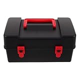 JOINPAYA Aufbewahrungskoffer für Kreiselwerfer-Sets, Aufbewahrungsbox für Kreisel-Organizer aus Kunststoff mit Griff Und Einlagen