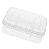 VANZACK Fächer Reptilien eierbrutkasten aus langlebigem Kunststoff Transparentes Deckel Design zur Beobachtung Leichtes und mehrfach nutzbares Inkubationsgehäuse für effiziente Ei