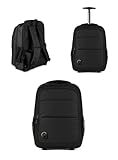G!mid - Trolley-Rucksack - Business Laptop- & Tablet-Trolley - Reiserucksack & Handgepäck - wasserabweisend & robust - viele Fächer mit Hauptfach für Kleidung - für Arbeit, Schule, Reisen & Uni