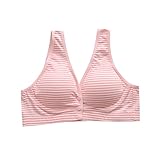 Still-BHS Baumwolle Schwangerschaft Bra Damen Ohne Bügel Still BH Atmungsaktiv Bustier Bequem Leichte Sport BH Push Up Anti Sagging Bralette Tägliche Unterwäsche zum Schlafen und Stillen