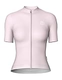INBIKE Fahrradbekleidung Damen Radtrikot Kurzarm Sommer Fahrradtrikot Kurz Shirt Fahrrad Rennrad Trikot Radsport-Bekleidung Pink L