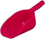 TRIXIE Streu- und Futterschaufel - 550 ml Fassungsvermögen - 100% recyceltes Plastik - diverse Farben - zufällige Auswahl - 28,5 x 10,5 cm - 4046