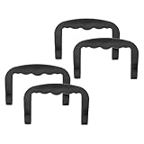 BAZEITFLOW 4 Stück Abnehmbare Kunststoffgriffe für Haustierkäfige Bruchfest Komfortabel für Hundebox Kaninchen und Vogelkäfig Ersatzgriff für Transportboxen