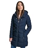 Tommy Hilfiger Langer, leichter Damenmantel für jeden Tag, Marineblau, M