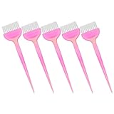 POPETPOP 5 Stück Teiliges Haarfärbepinsel Weichen Flexiblen Borsten für Gleichmäßige Farbanwendung Wiederverwendbar und Waschbar Professionelles Friseurwerkzeug für Salon und Zuhause