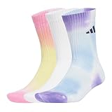 adidas Unisex Tie-Dye Socken, 3 Paar Multicolor/Bliss Lilac 28-30