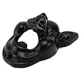 BESPORTBLE Wandflaschenöffner aus Eisen Schweinskopf Design mit Auffangbehälter Bieröffner für Bar und Küche Wandmontiert Flaschenverschlussheber für Glasflaschen