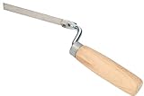KOTARBAU® Edelstahl Fugenkelle 14 mm zum Verfugen mit Holzgriff Spachtel Fugeneisen Fugenformer unabdingbar für Fugenarbeiten