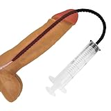 BDSMYEE Dilator Harnröhre mit Spritze Penis Plug,Harnröhren Dilatatoren Männer Sex Toyset Herren Plugs Sexspielzeug Katheter Harnröhre Mann,Sex Spielzeug für die Männer (S)
