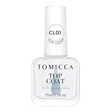 TOMICCA Top Coat Nagellack, 15ml Glänzend Schnelltrocknender Langanhaltender, Klarlack Wasserbasis Nagellack für DIY Nail Art Maniküre