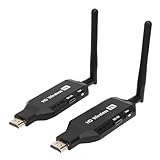 Plyisty Drahtloser HDMI-Sender Und -Empfänger, 1920 X 1080, 60 Hz, Plug-and-Play, Tragbarer 5,8-Ghz-Streaming-Video-Extender, 50 M Reichweite, Für Projektoren, TV-Boxen, Kameras