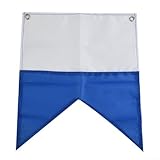 Scuba Dive Boat Flaggenmarker für Tauchaktivitäten, leichtes Polyesterschild, seewasserbeständig und schnell trocknend (72 x 60 cm)