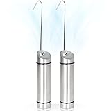 2er SET Luftbefeuchter Heizung Wasserverdunster für Heizkörper Edelstahl (Edelstahl, 2x)