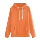 Sweatshirt Herren Damen Oversize Kapuzen Pullover - Langarm Hoody Sweatshirt, Männer Hoodie Bluse Optimal für Sport, Streetstyle und Alltag, Bequem und Vielseitig Kombinierbar
