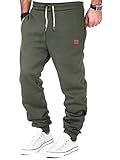 REPUBLIX Herren Sporthose Jogger Jogginghose Sweatpants Trainingshose R-0053 Khaki M