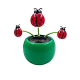 Luckxing Wackelfigur Blume, 1 Stück Solar Tanzende Blume Solarblume Wackelfigur Solar Tanzende Blume Solarblume Wackelfigur Wackelblume Solar Solarbetriebene Wackelblume Für Auto Haus Oder Büro