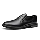 Bruno Marc Herren Anzugschuhe Klassische Business Schnürhalbderby ins Büro leicht und bequem,Size 45,Schwarz,BMEMOX2502
